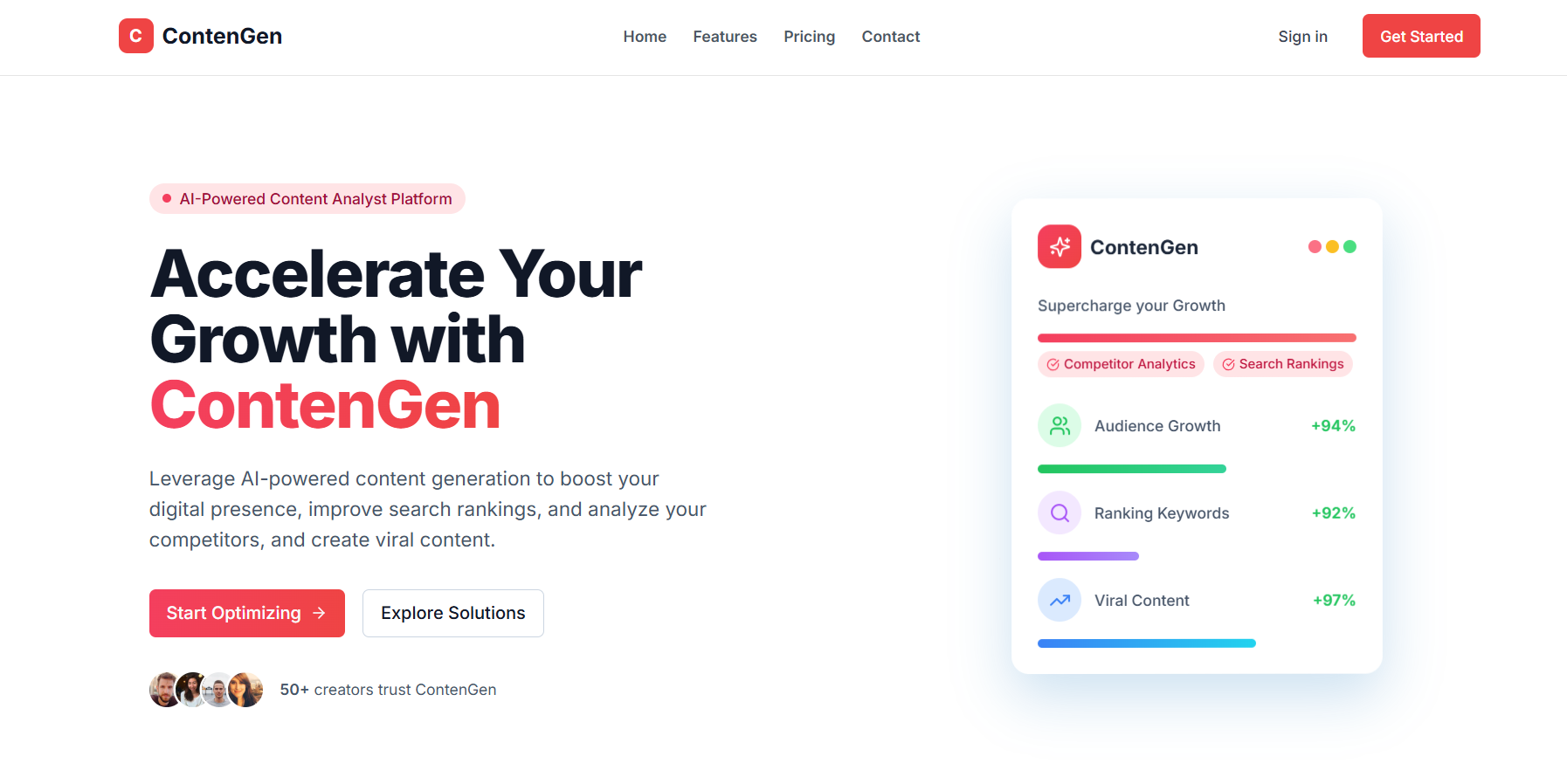ContenGen: Tool for Generating Content Ideas
